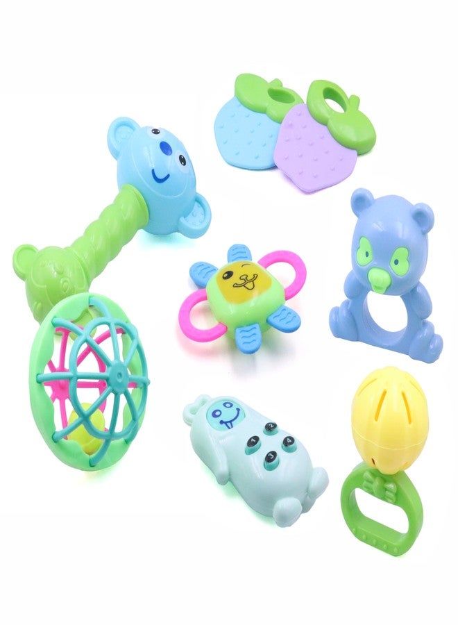 ويمسي مجموعة خشخيشات ويمسي بيبي كيندر للأطفال من عمر 0 إلى 6 أشهر، غير سامة، خالية تمامًا من مادة BPA، خشخيشات للأطفال الرضع للإمساك بها وتدويرها وهزها، خشخيشات ملونة مكونة من 8 قطع، لعبة حسية تعليمية مبكرة - Image 1